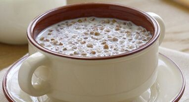 kefir-buckwheat dieta pisua galtzeko